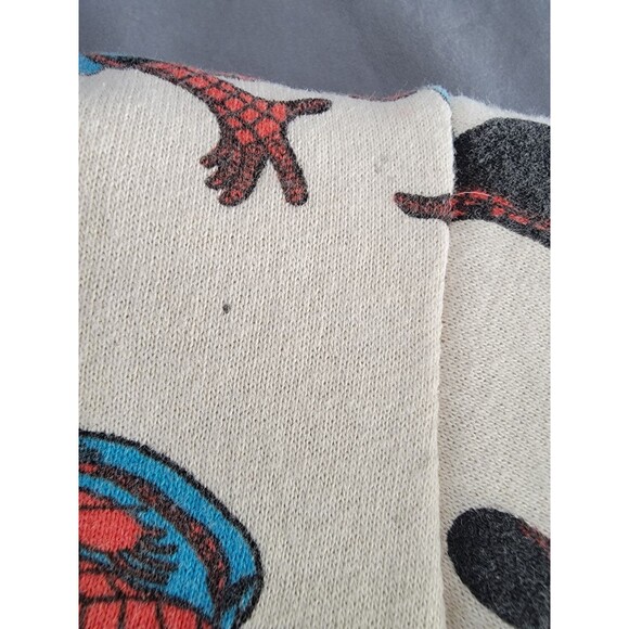 Two (lot)Marvel Spider Man 3T cream and Blue Hoody Sweater - Picture 8 of 9